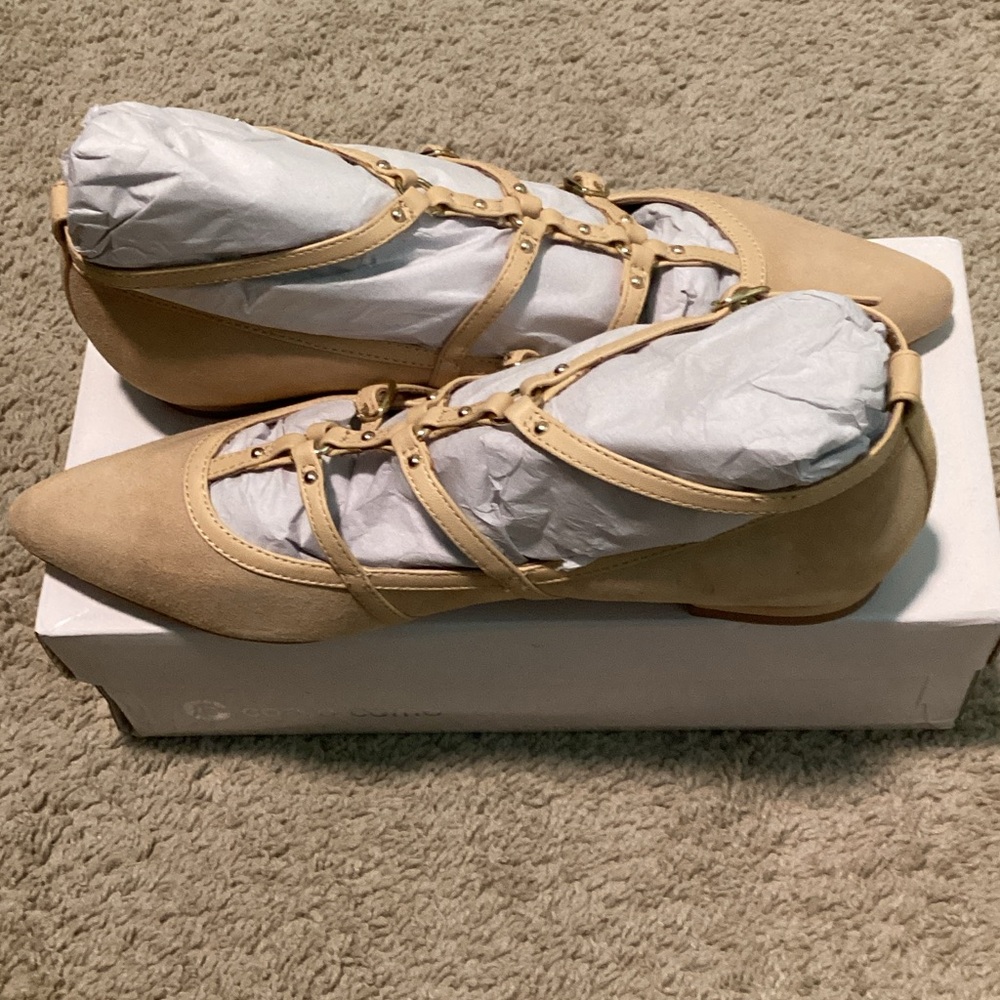 Corso Como mince T strap Flat New 10